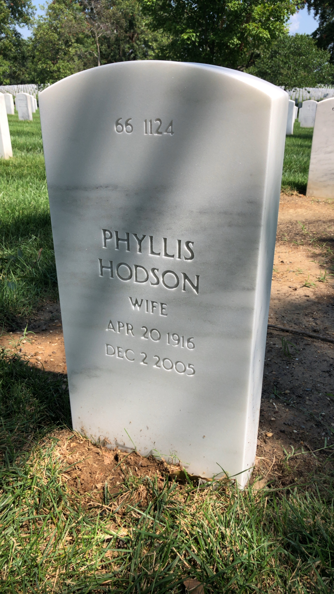 Back of headstone — Donald Custis