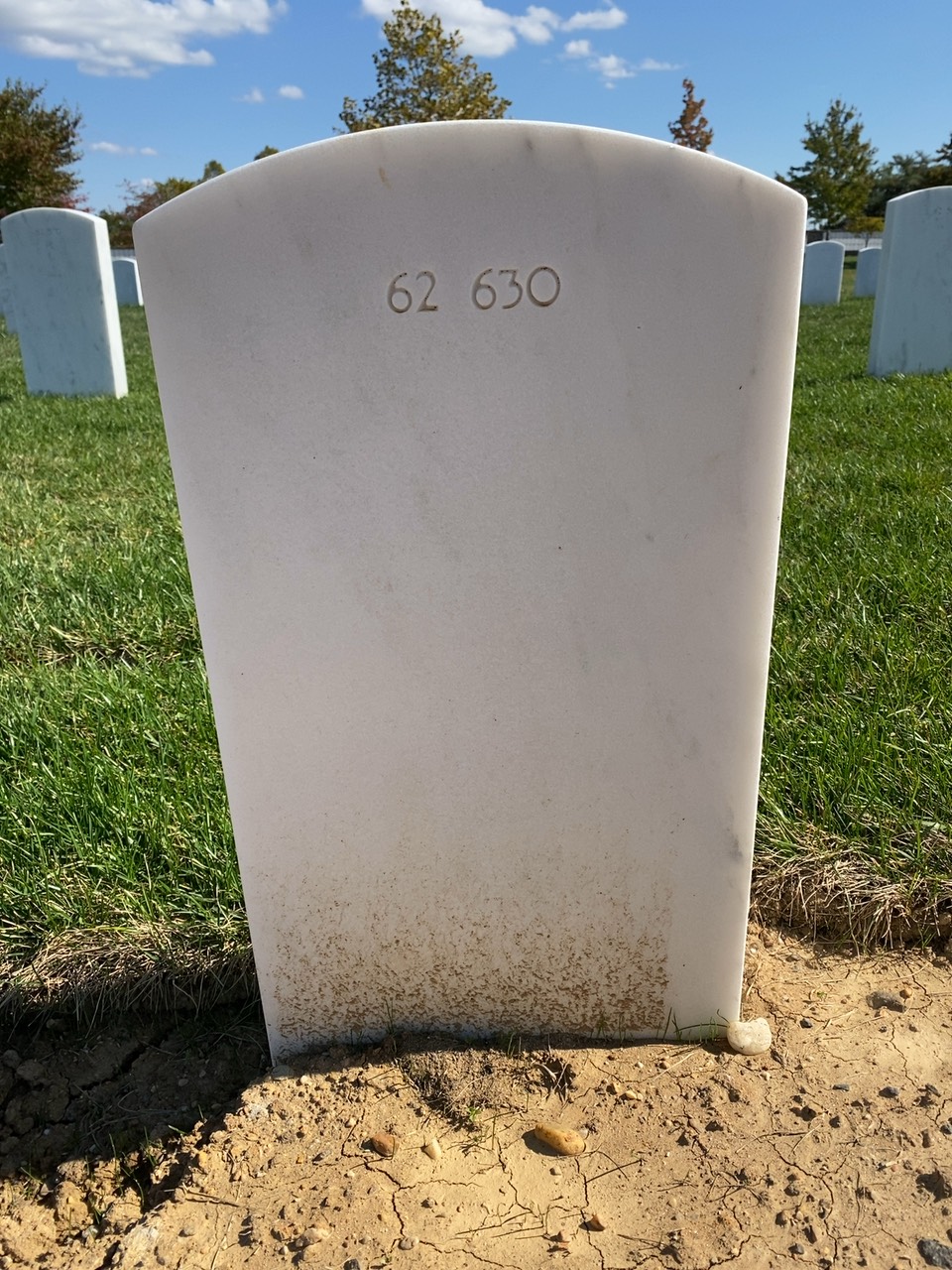 Back of headstone — Charles Phillip Phleger