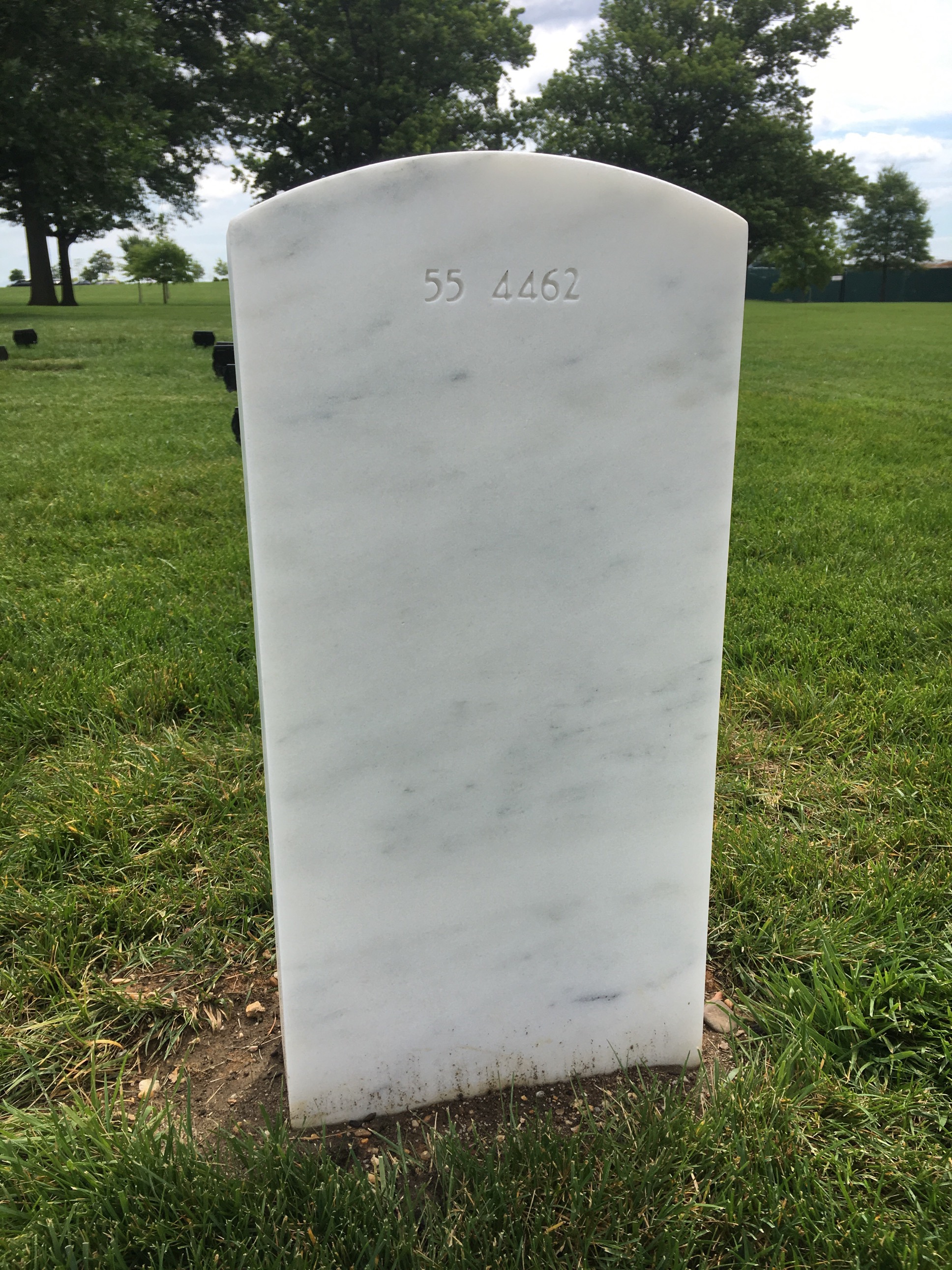Back of headstone — Joseph Patrick Healey
