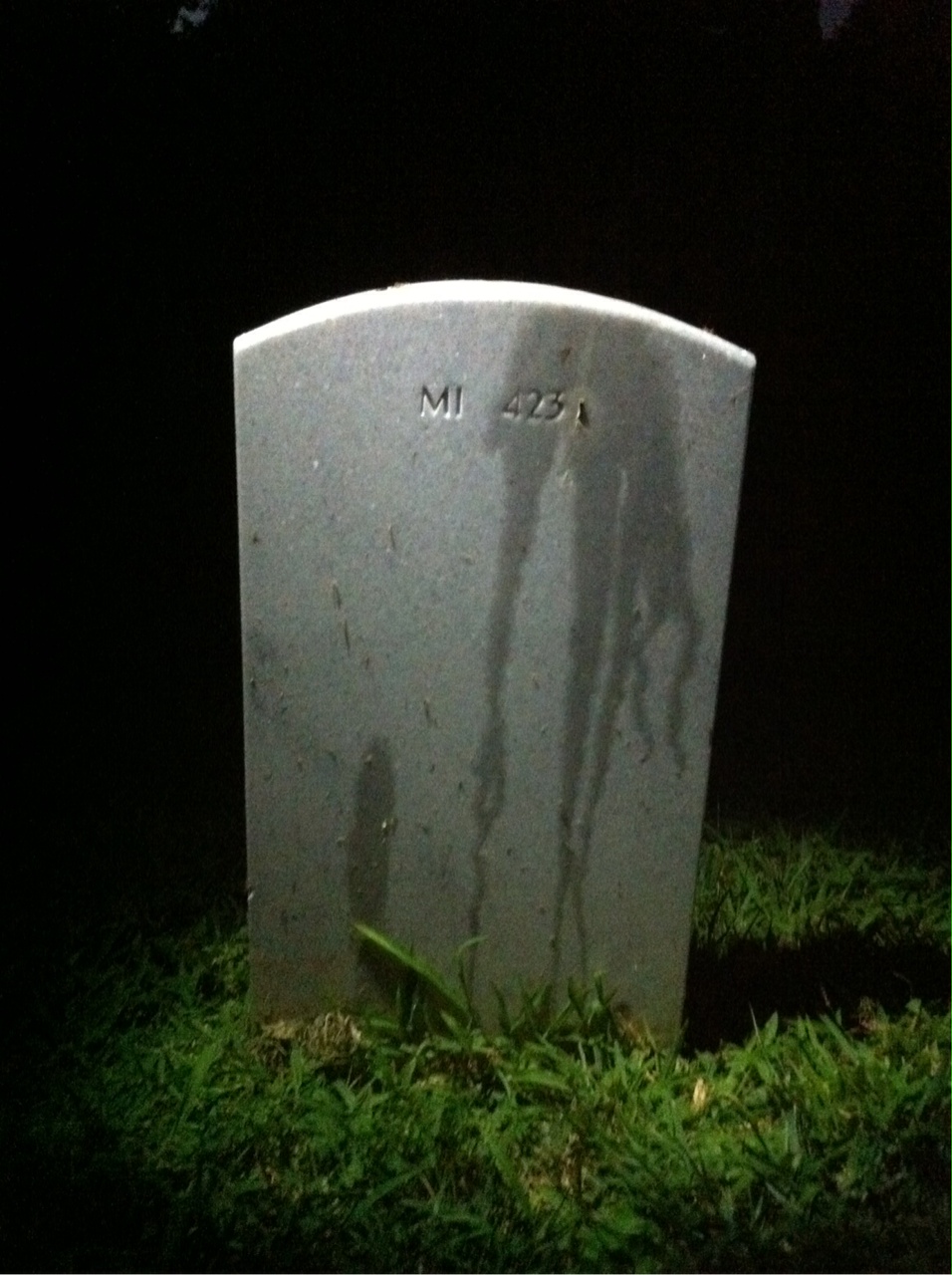 Headstone of Baxter H Cook