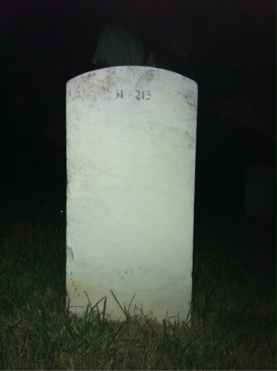 Back of headstone — William Miller