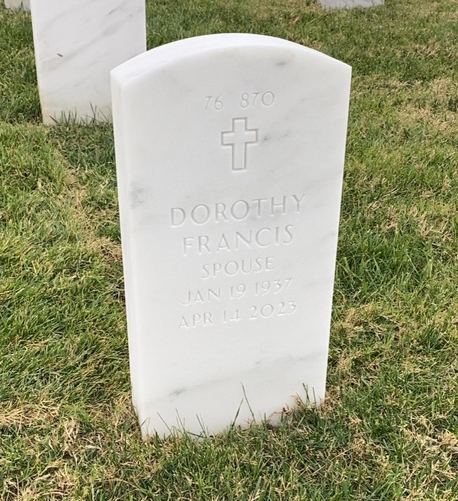 Back of headstone — Edwin Robert Lewis