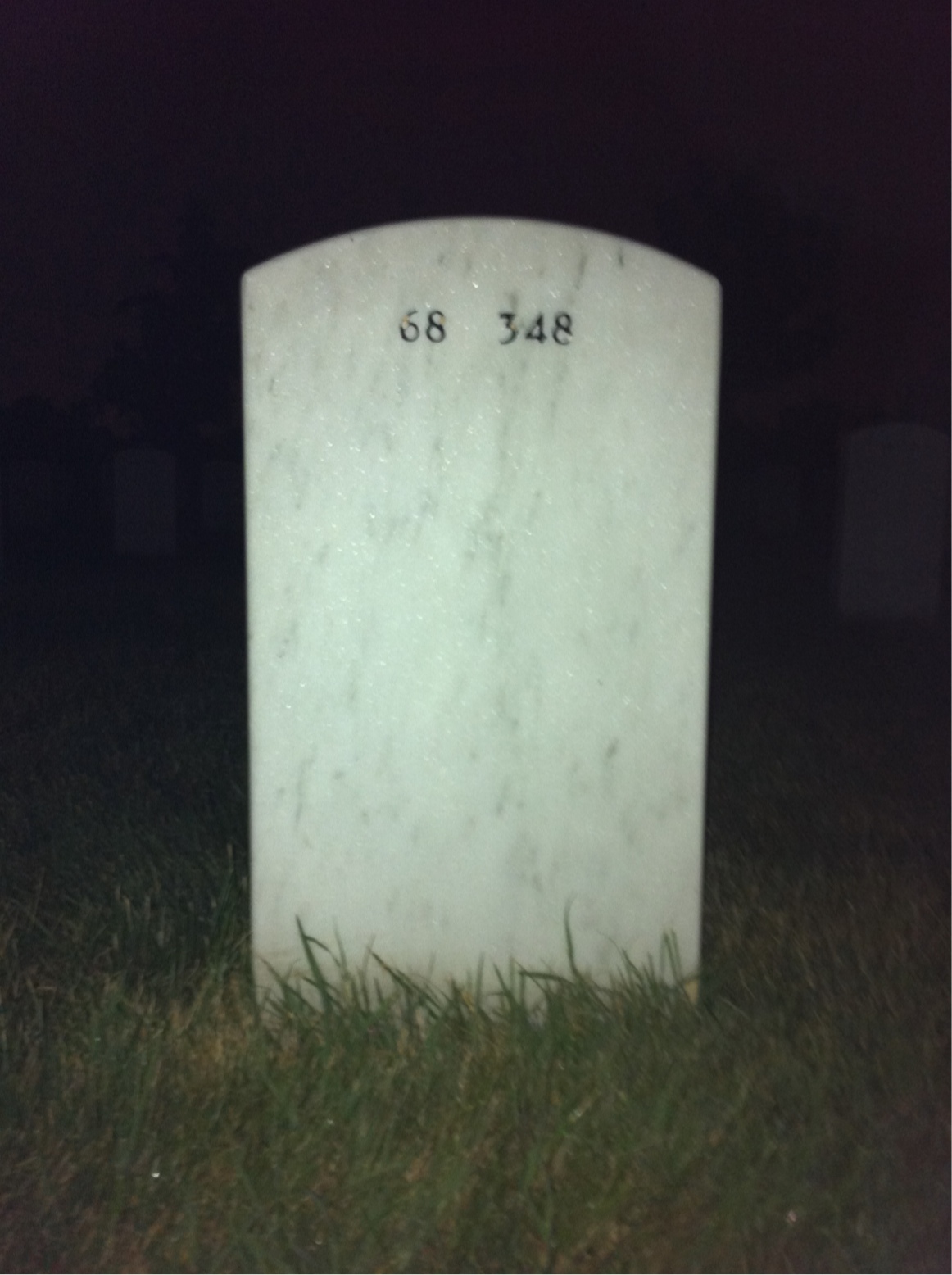 Back of headstone — Joseph Costa