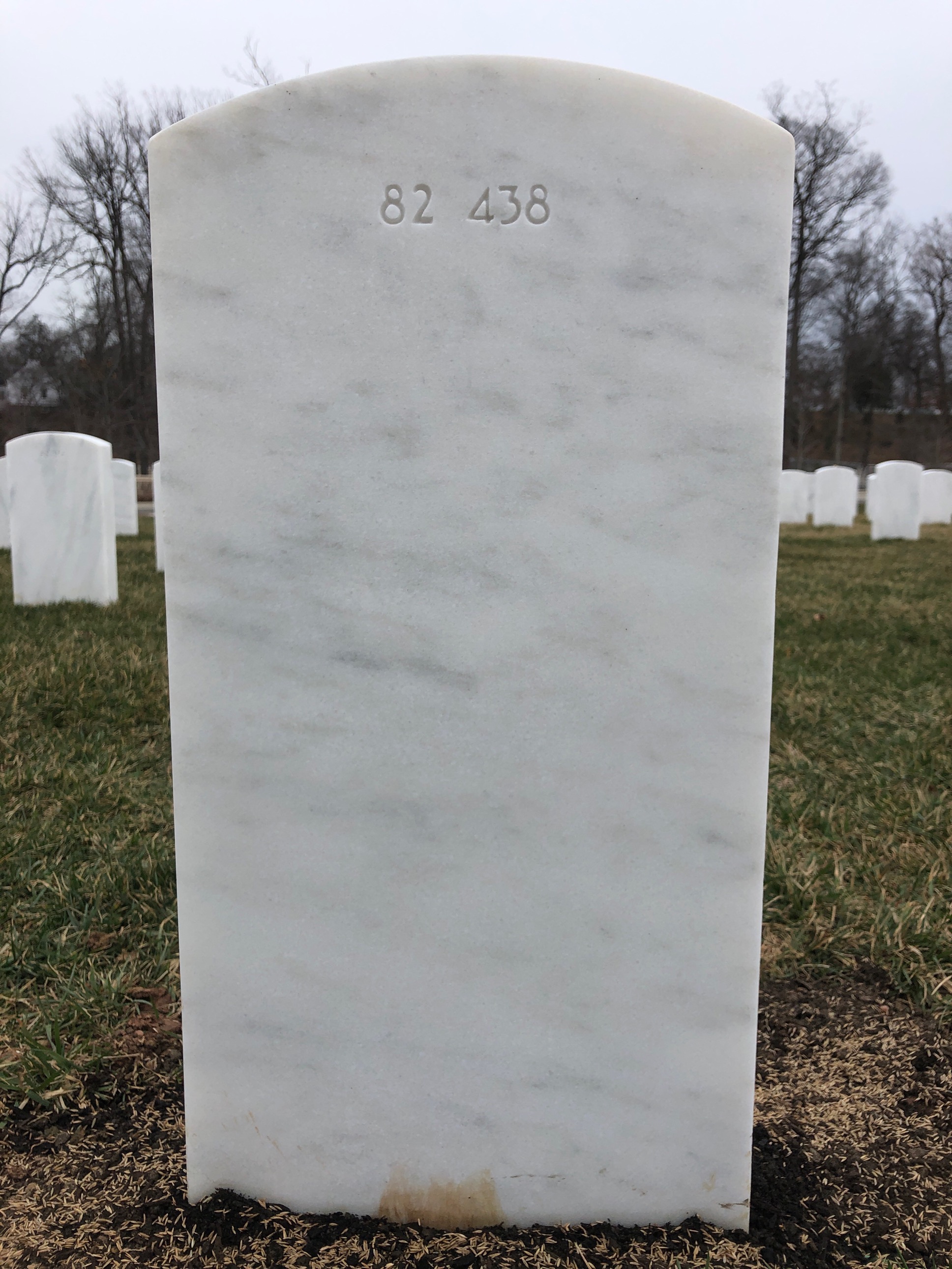 Back of headstone — Thomas Steven Vandal
