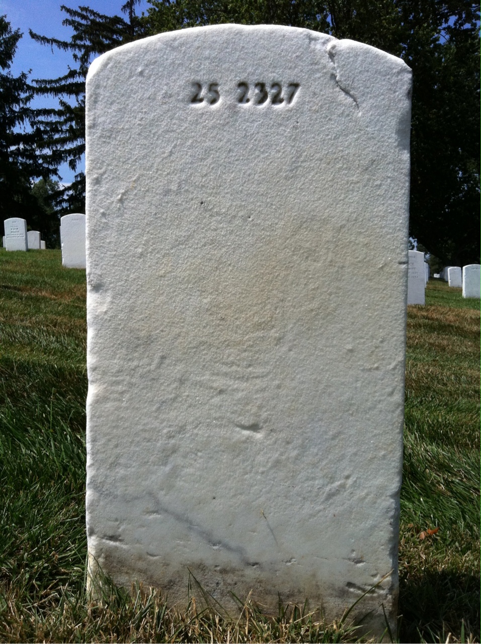 Back of headstone — Matilda Molton