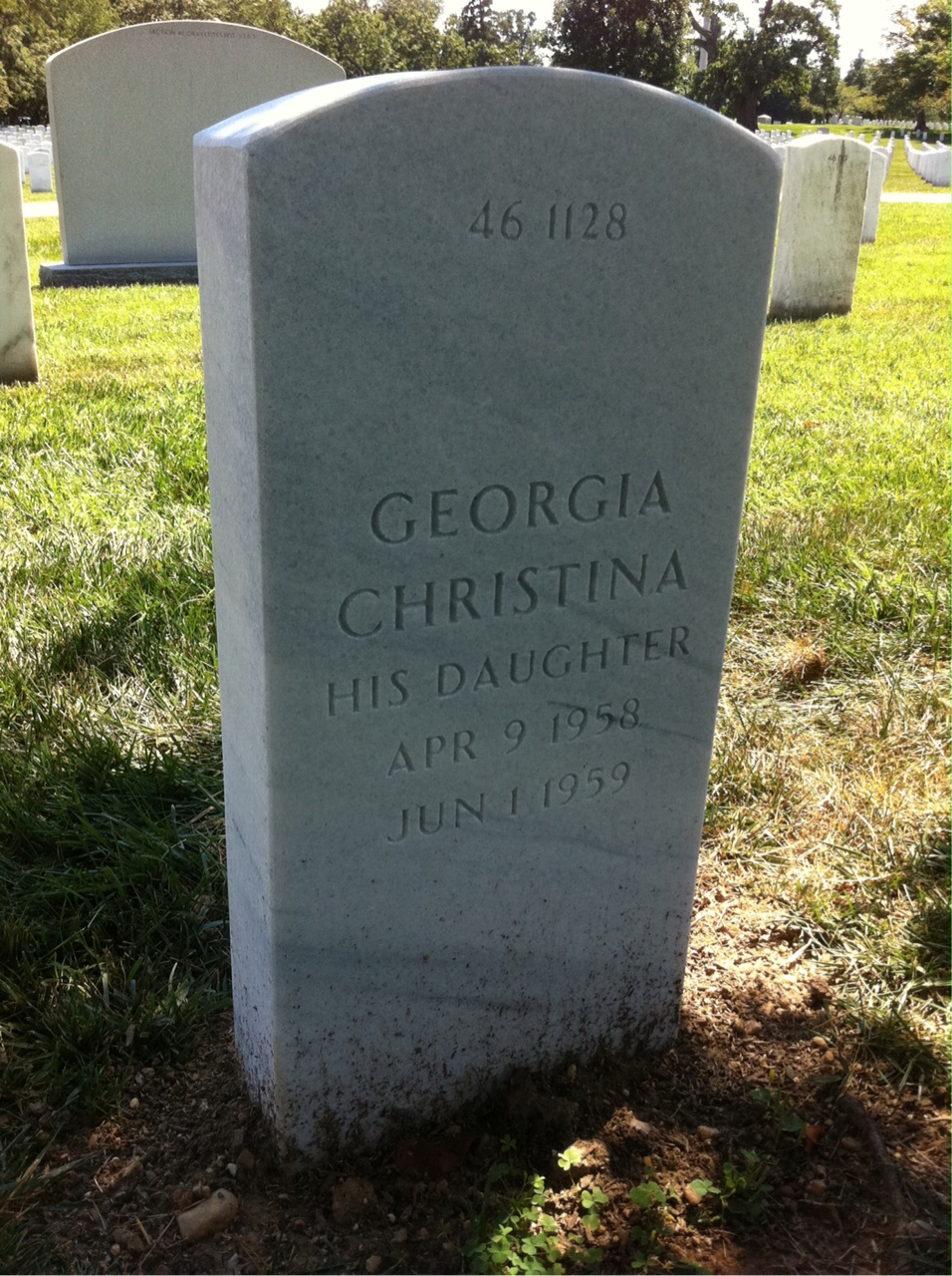 Back of headstone — Joseph Rafferty