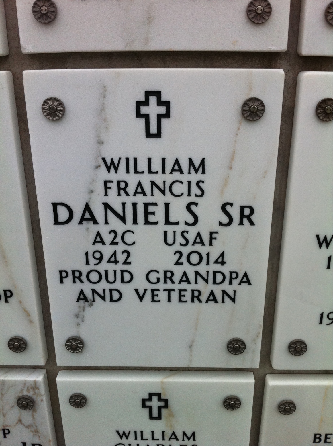 William F Daniels