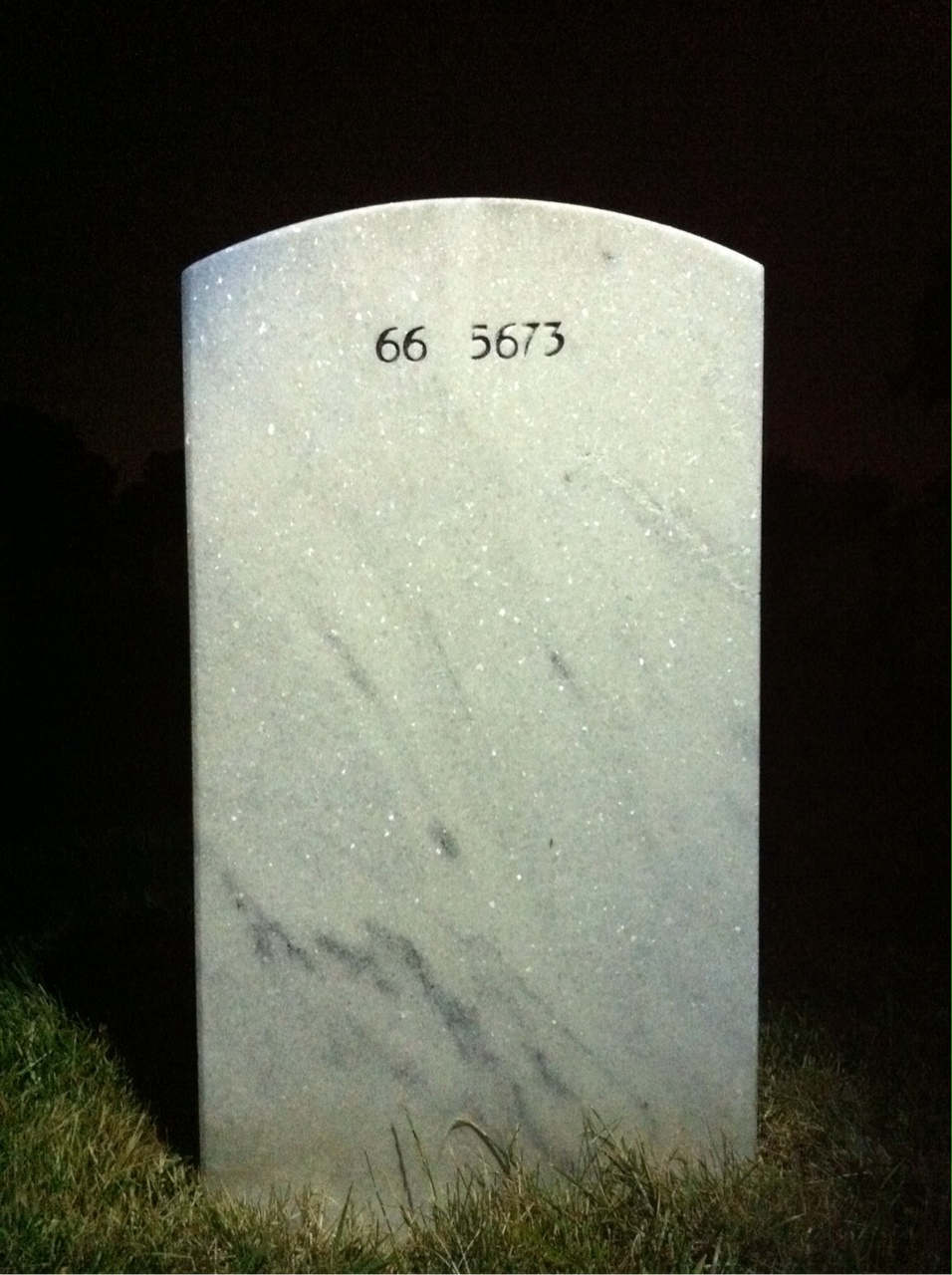 Back of headstone — Dean Jensen