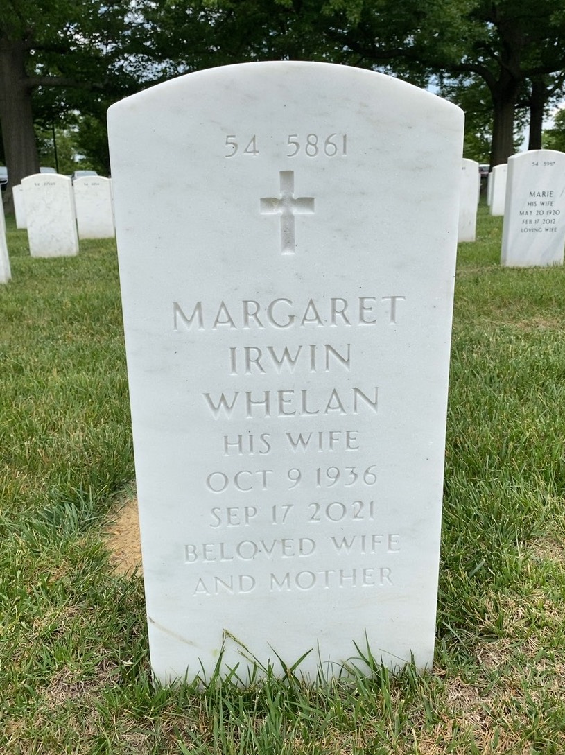 Back of headstone — John Williams
