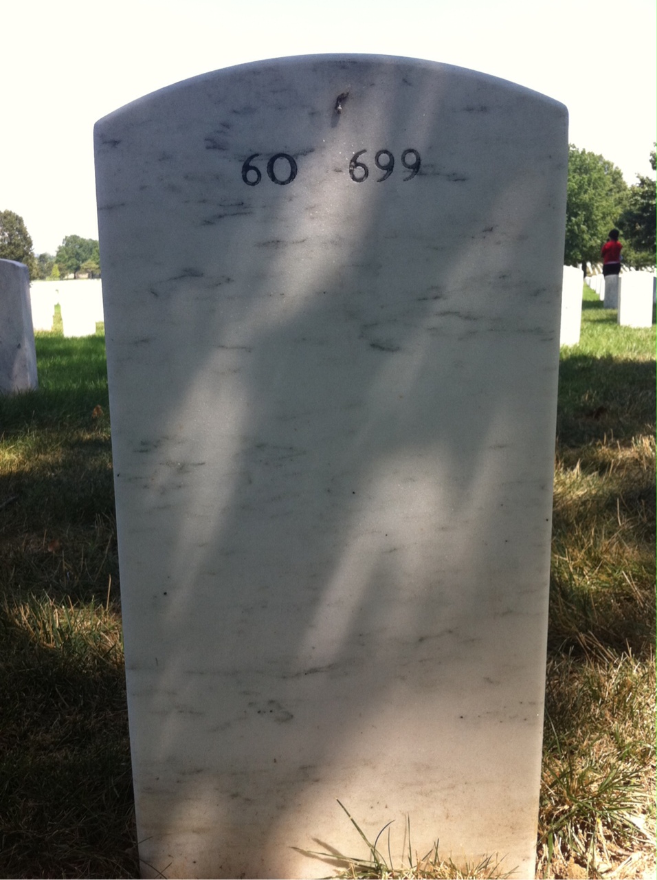 Back of headstone — Eugene Cheatham