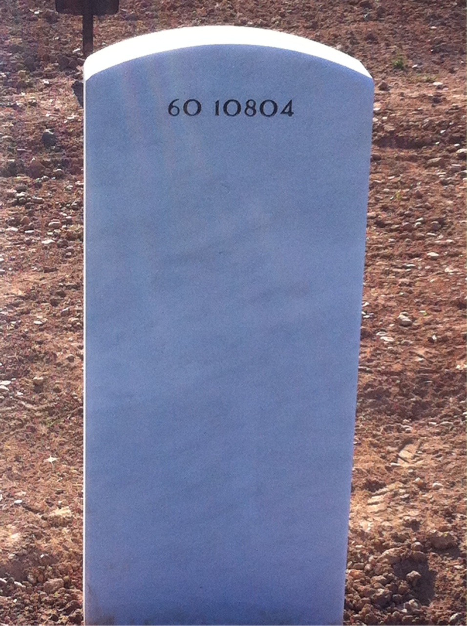 Back of headstone — Joseph Michael Clunie