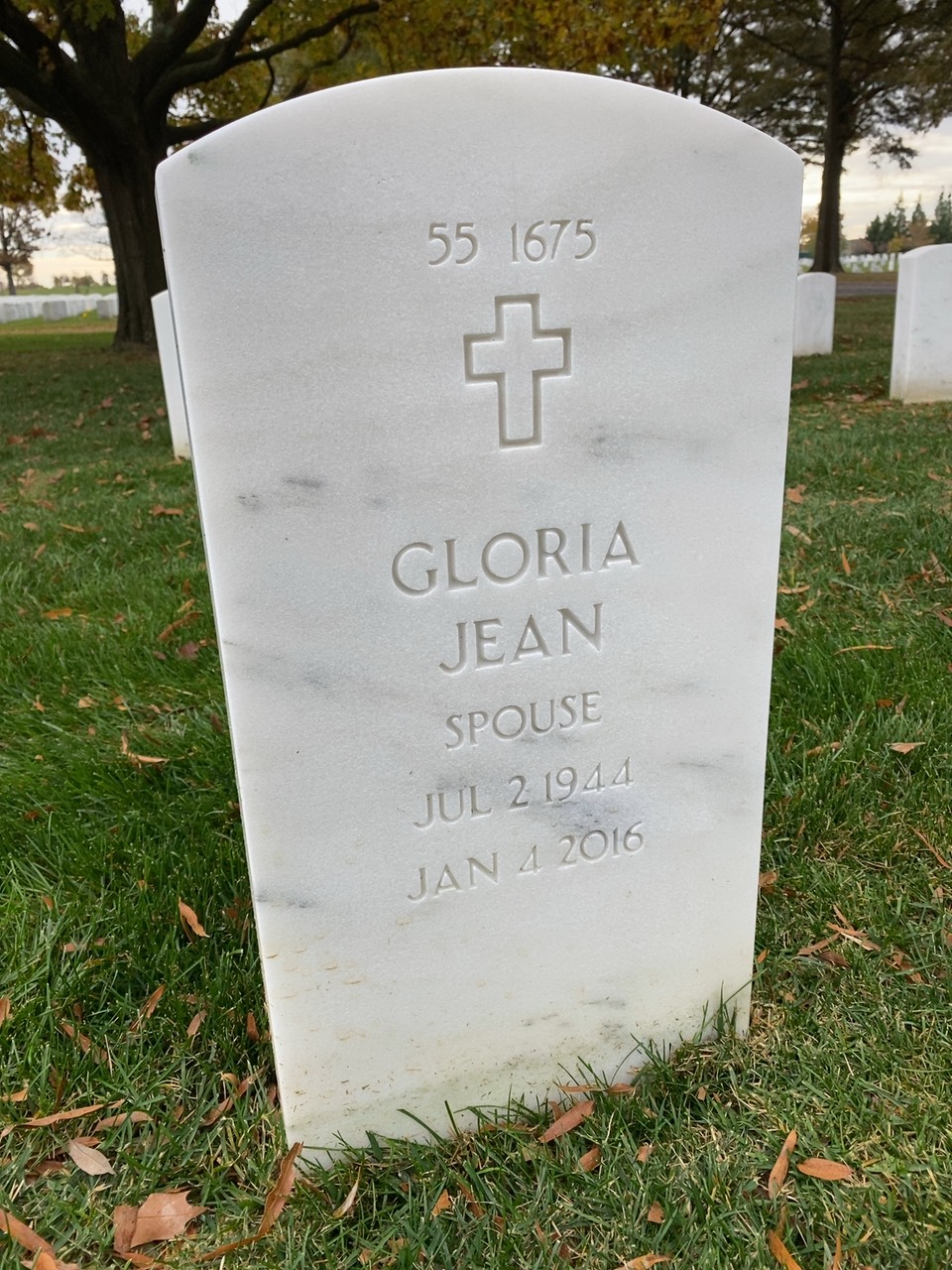 Back of headstone — Austin Muir