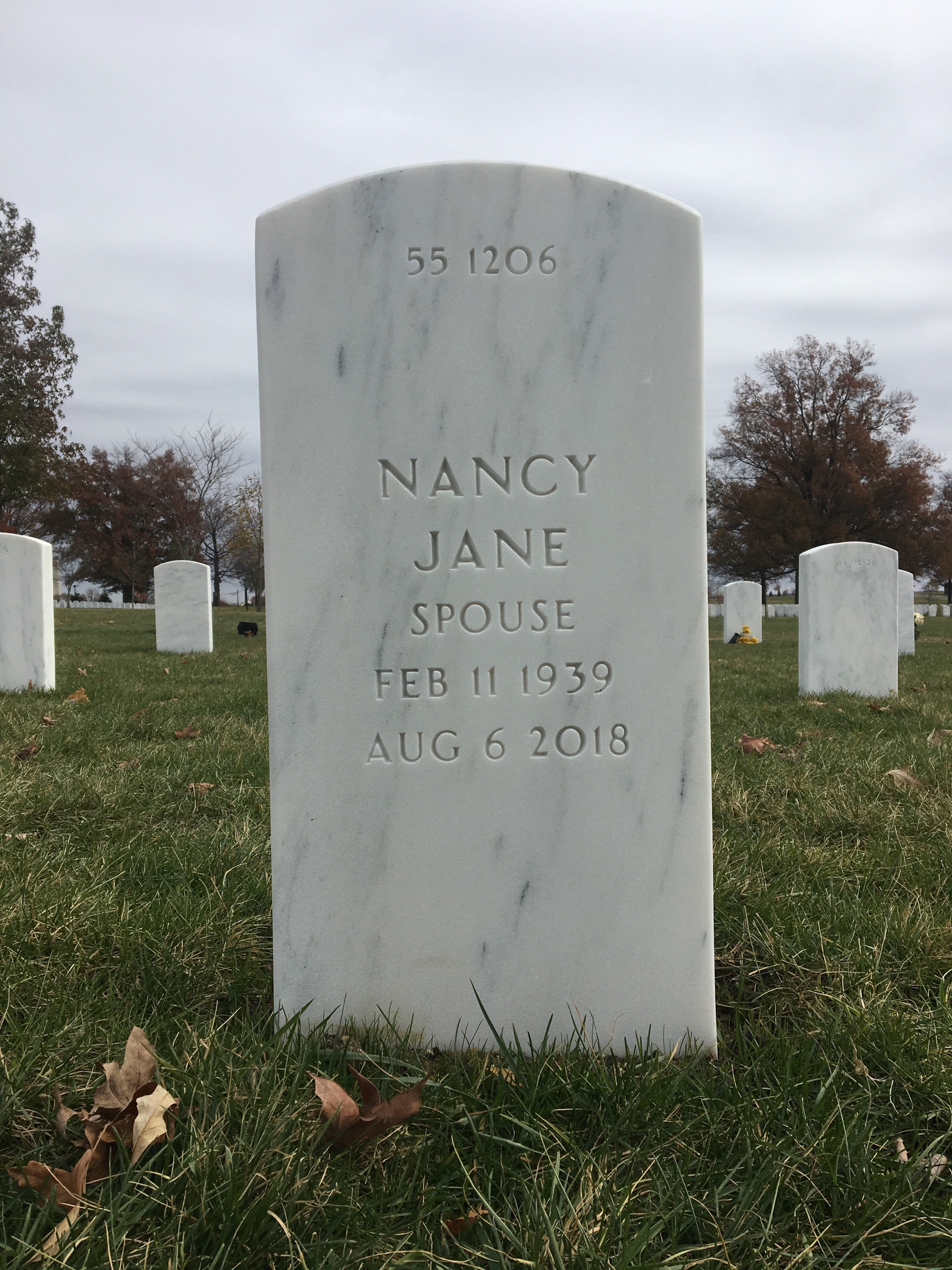 Back of headstone — Michael Alba