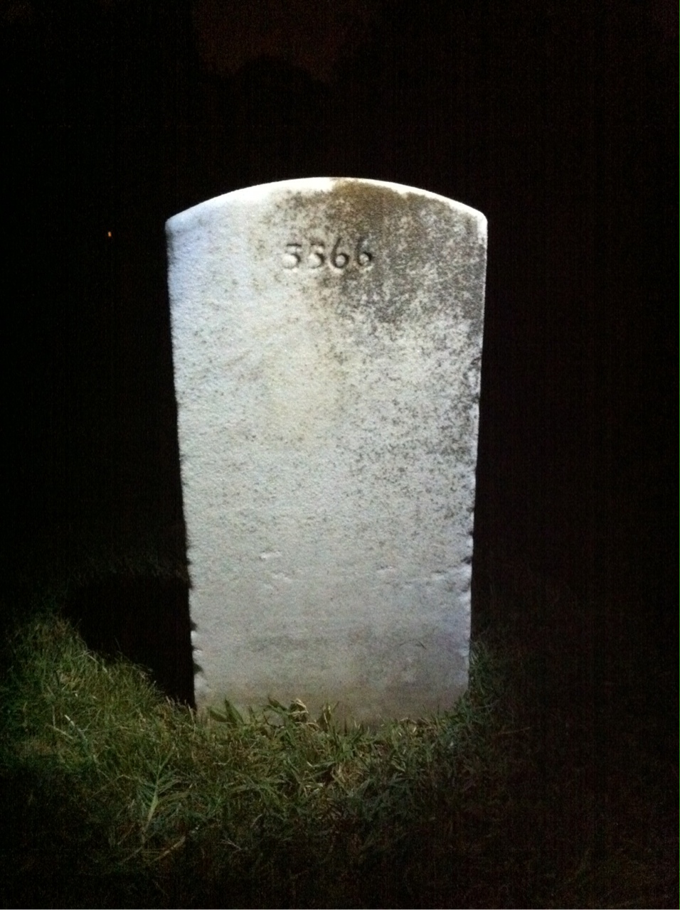 Back of headstone — William Frampton
