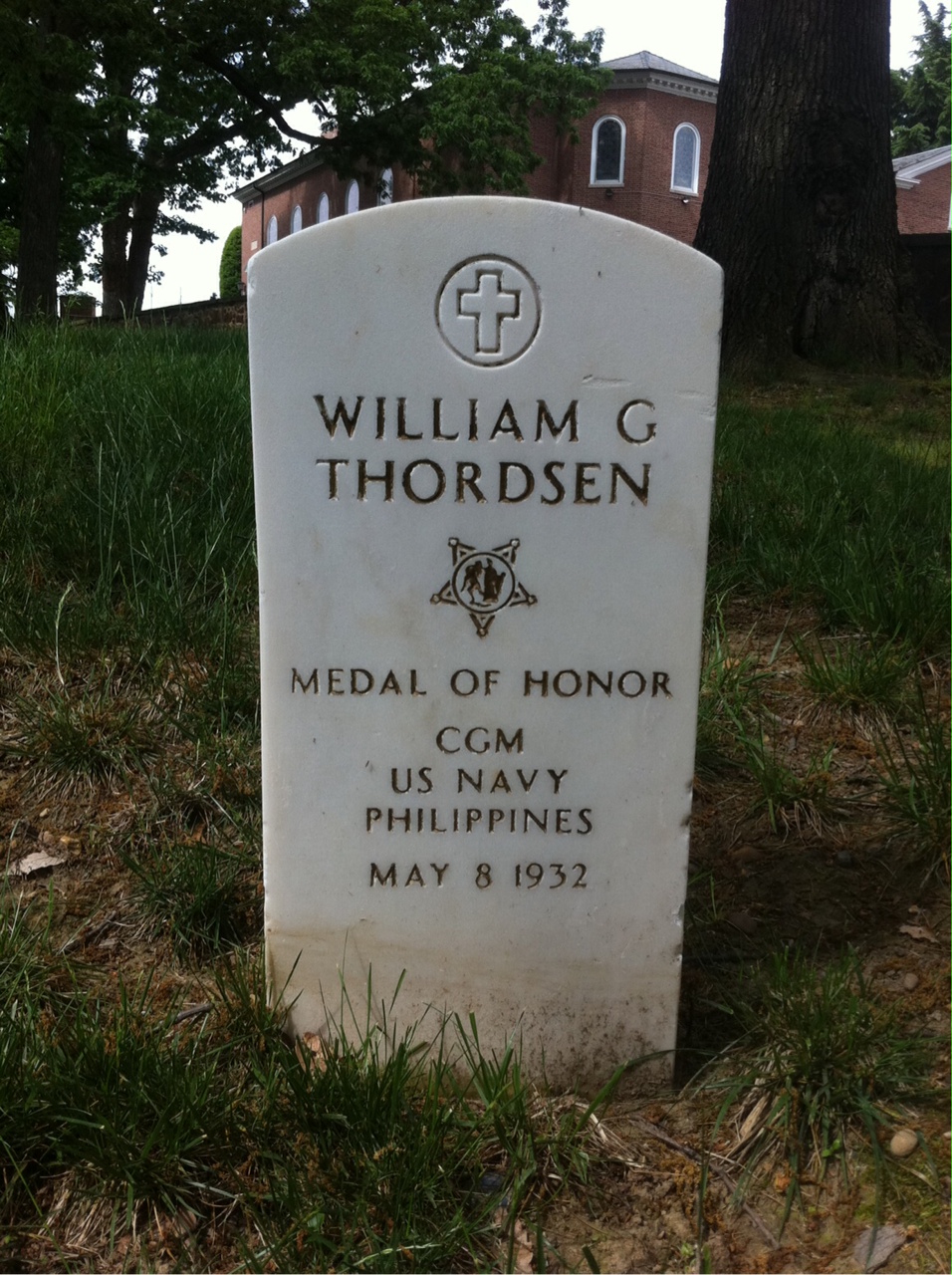 Headstone of William G. Thordsen