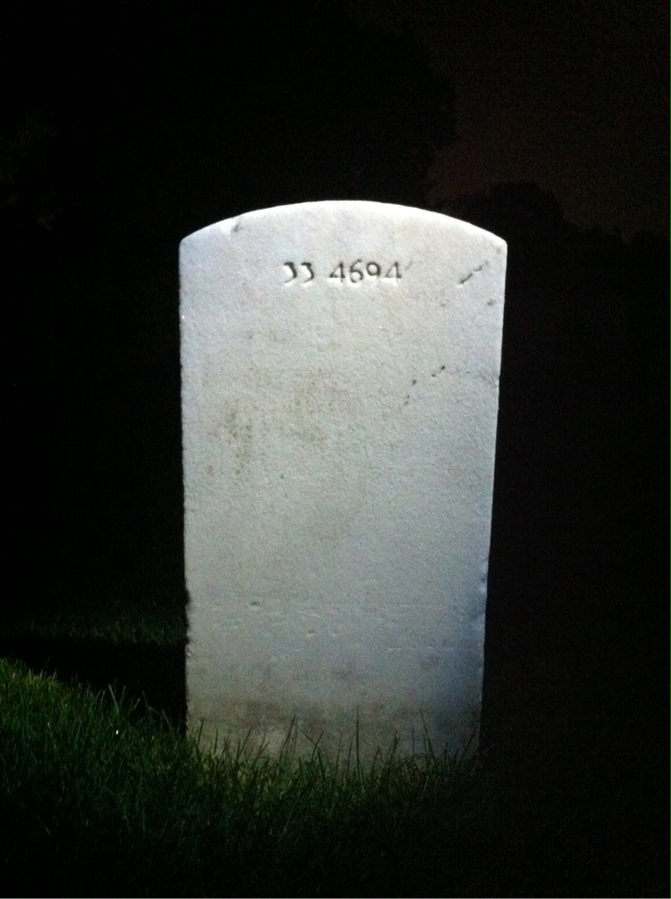 Back of headstone — Brodie Moran