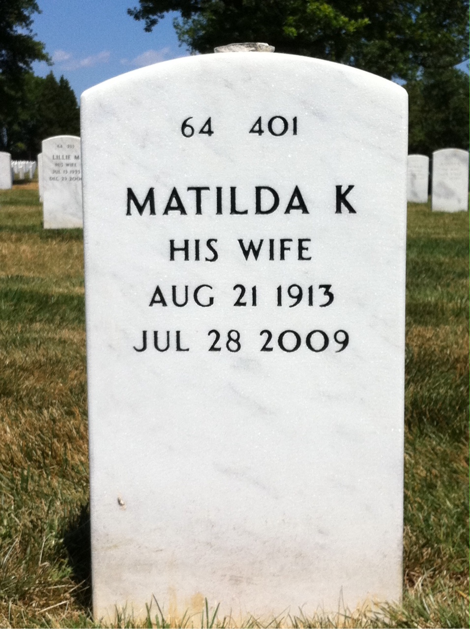 Back of headstone — Joseph Simpson