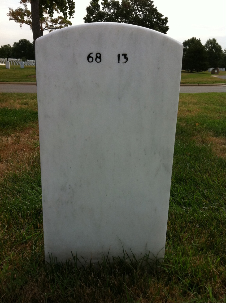 Back of headstone — Esley Davis