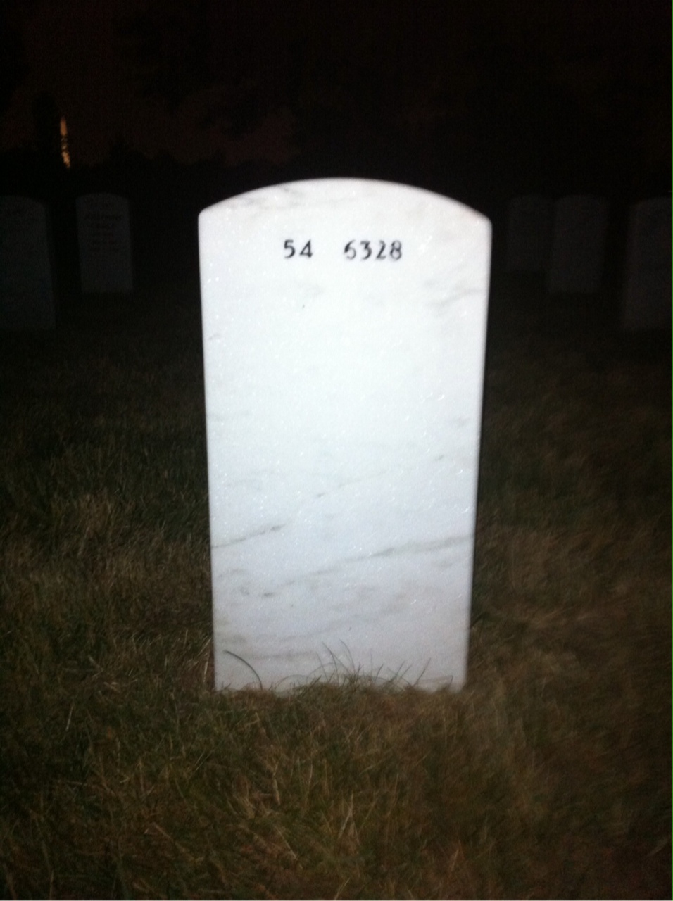 Back of headstone — Joseph O'Brien