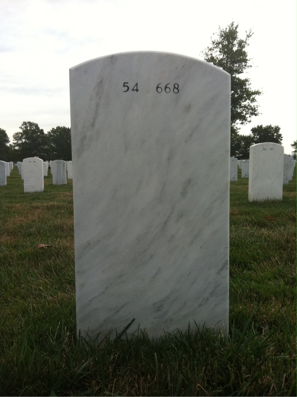 Back of headstone — Charles Napper