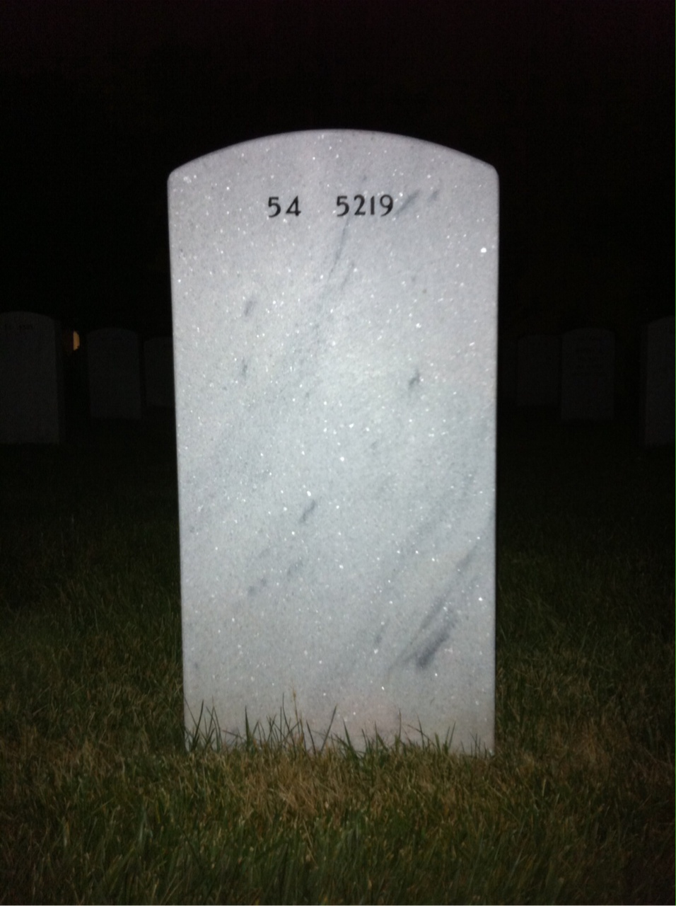 Back of headstone — Richard Munz