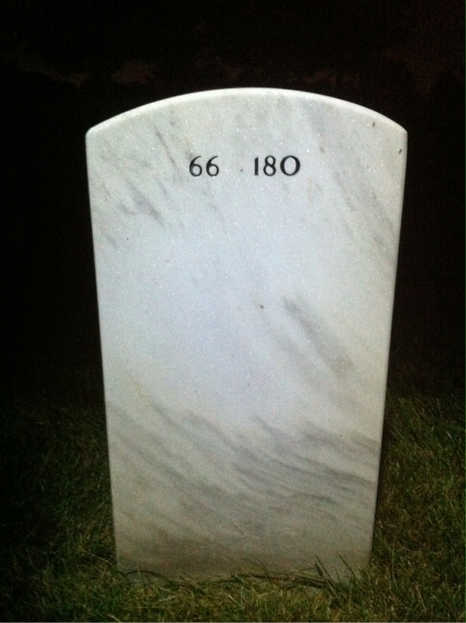 Back of headstone — Gustavo Belaval