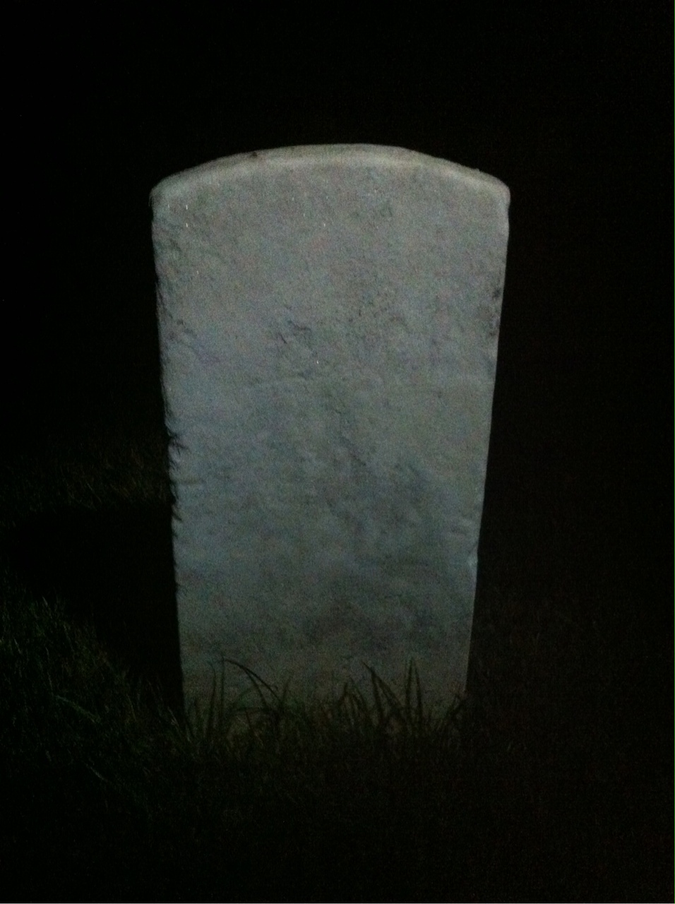 Back of headstone — William Akroyd