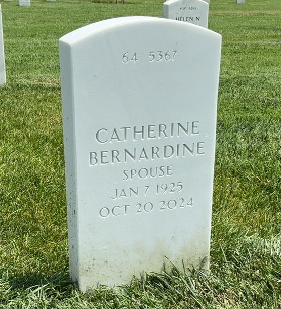 Back of headstone — Robert Powers