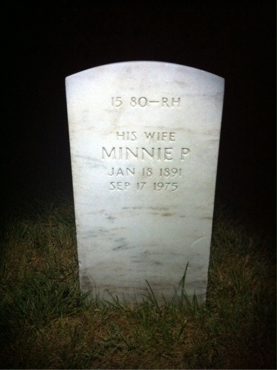 Back of headstone — Frank Allison