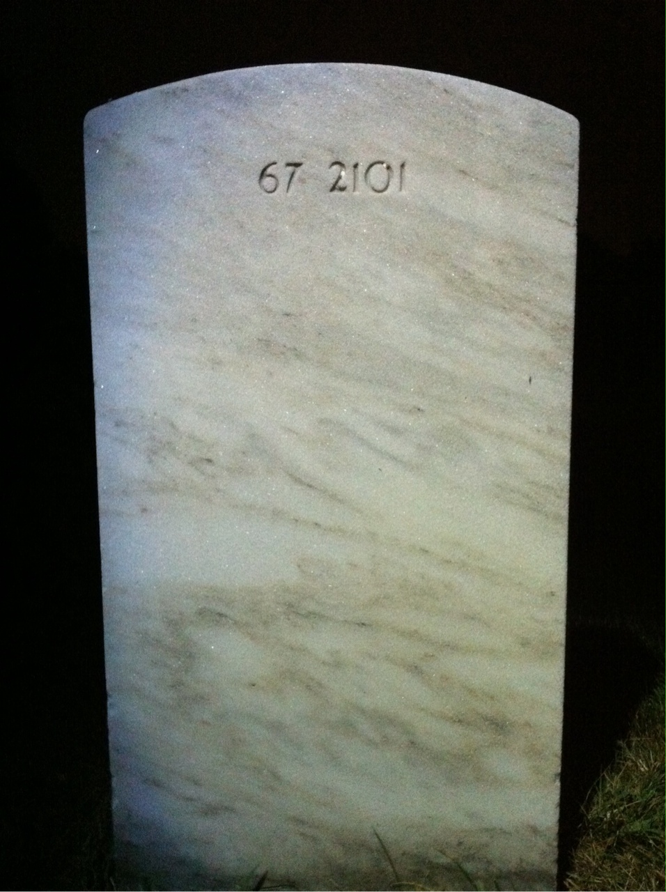 Back of headstone — Louis Allenberg
