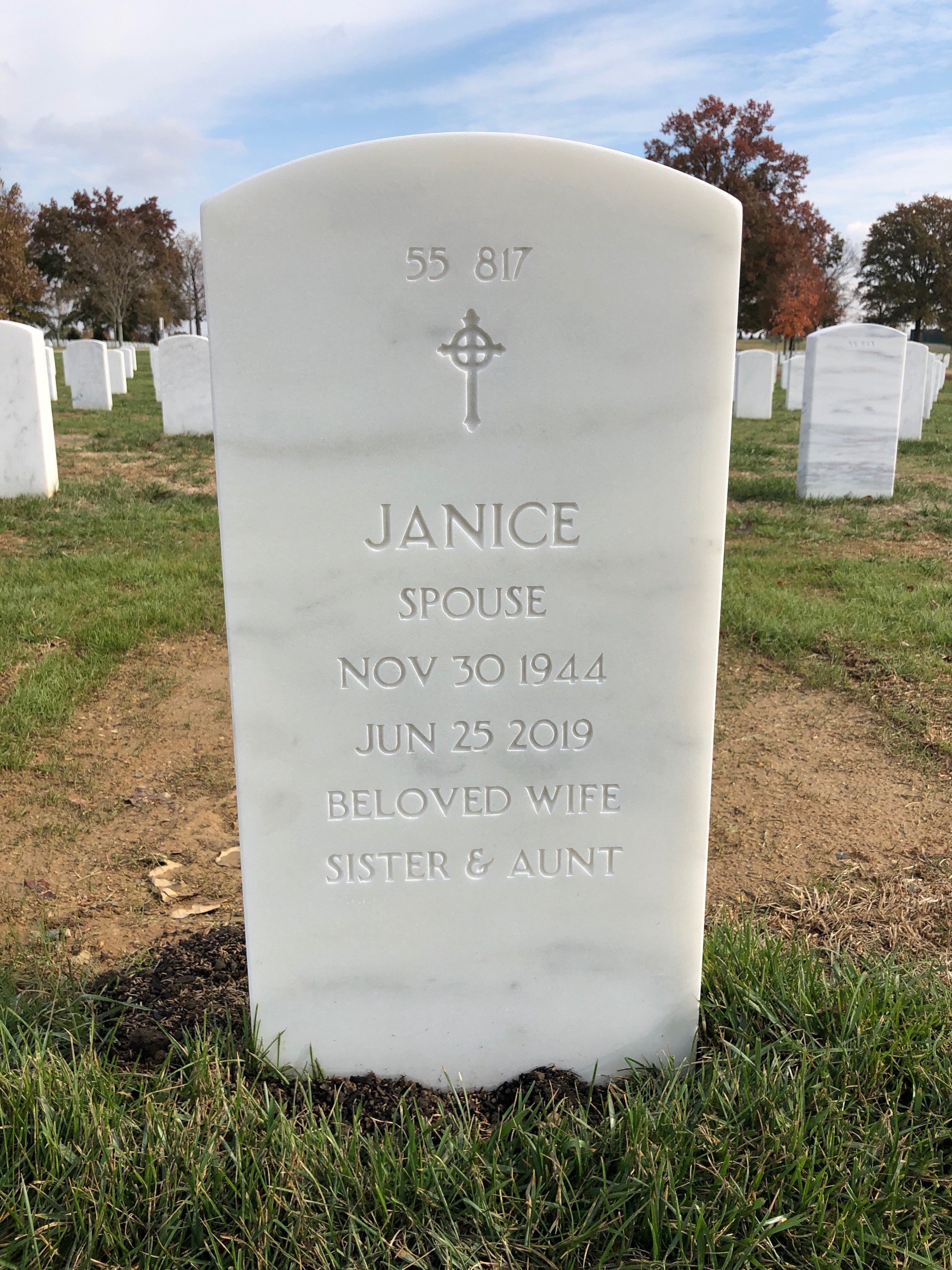 Back of headstone — Paul Bielot