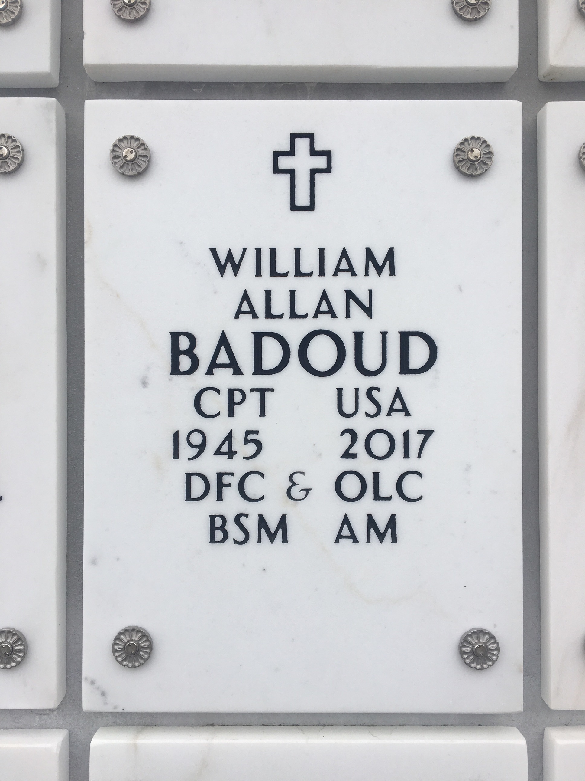 William A Badoud
