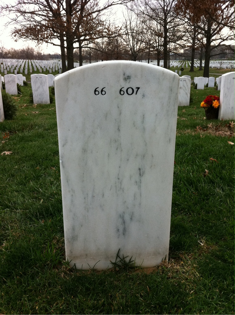 Back of headstone — John Thomson