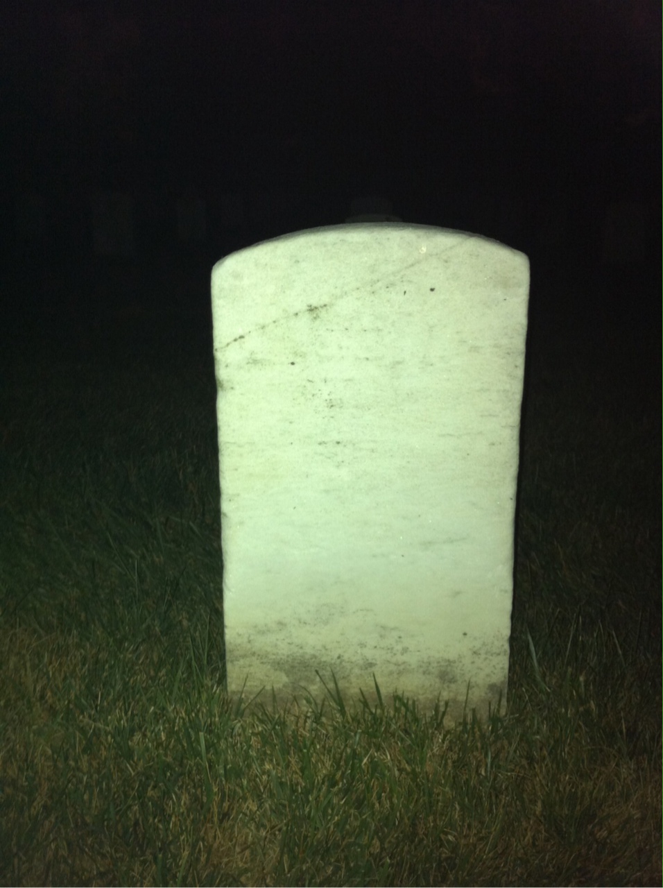 Back of headstone — Michael Corcoran