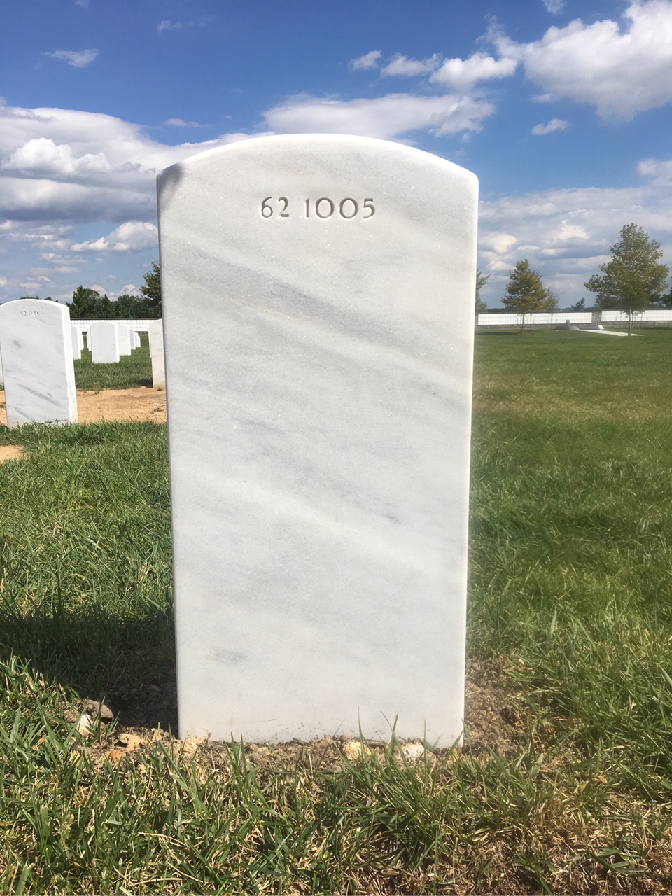 Back of headstone — Richard Akers