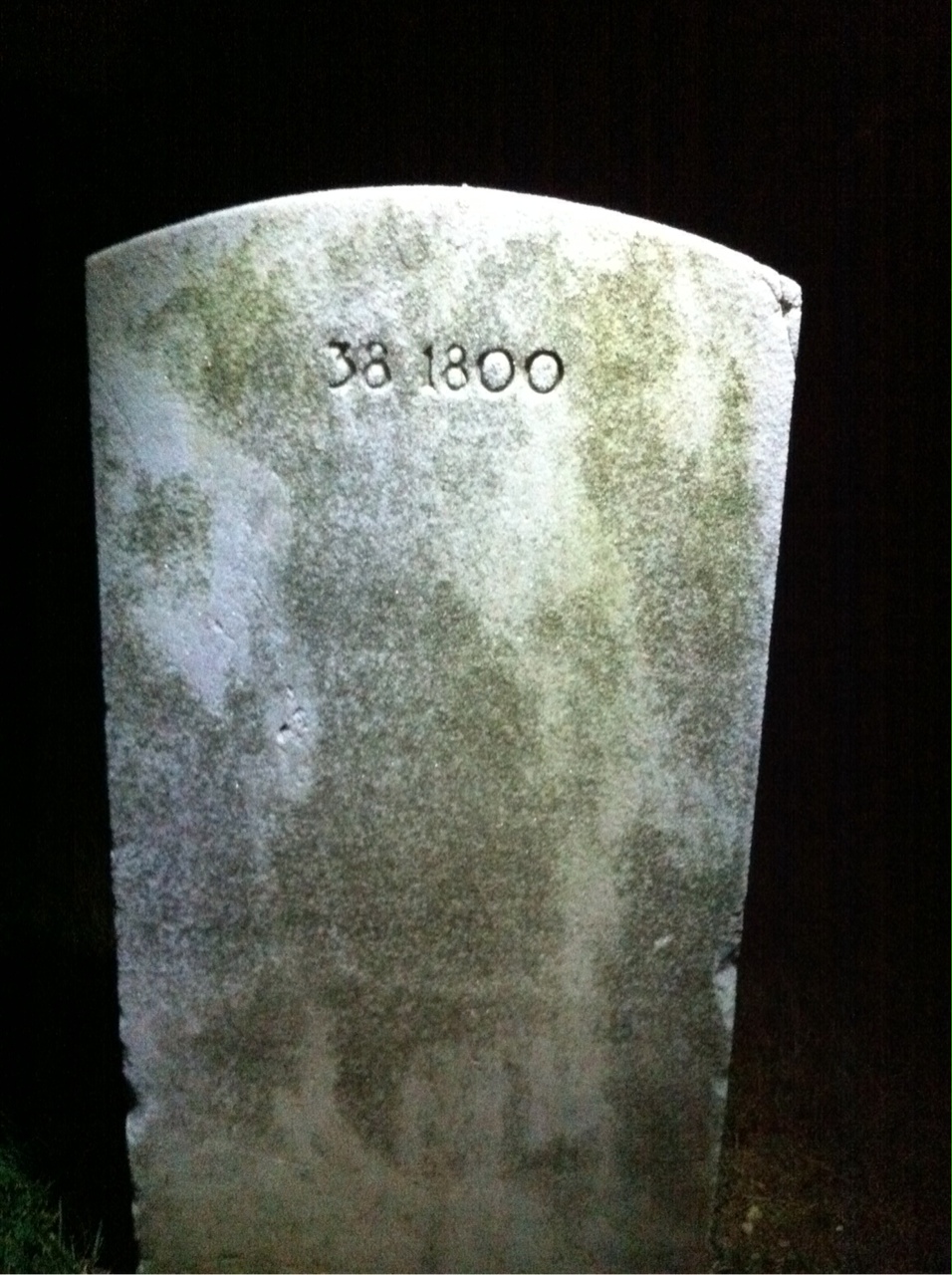 Back of headstone — Norvel Morgan