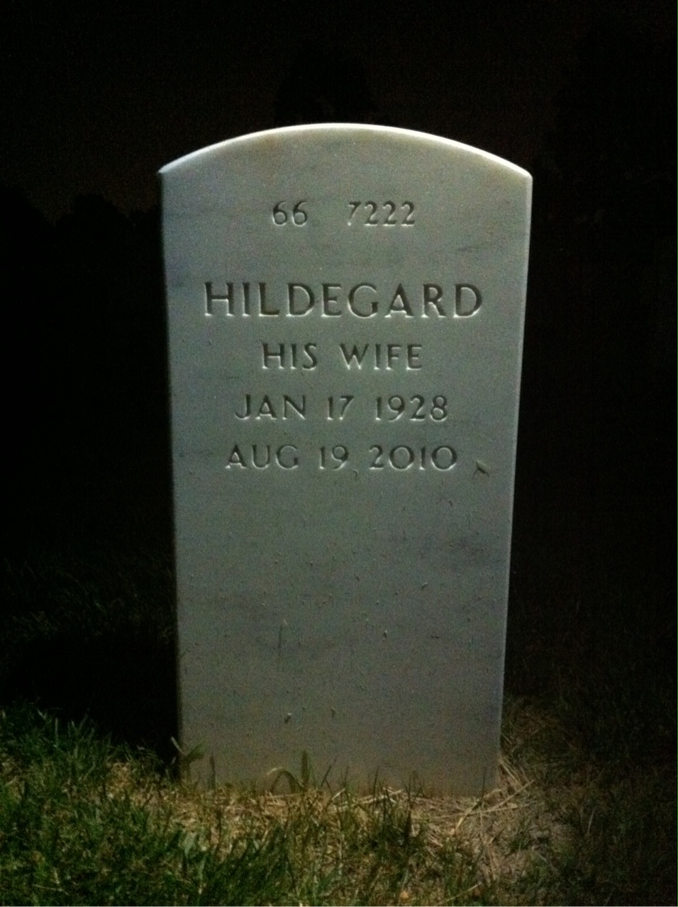 Back of headstone — Drexel Mills
