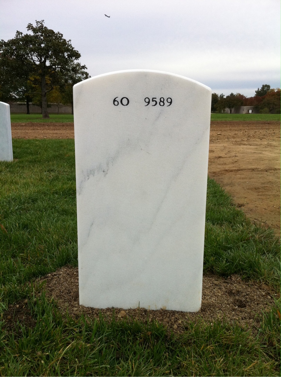 Back of headstone — Kenneth Brian Elwell