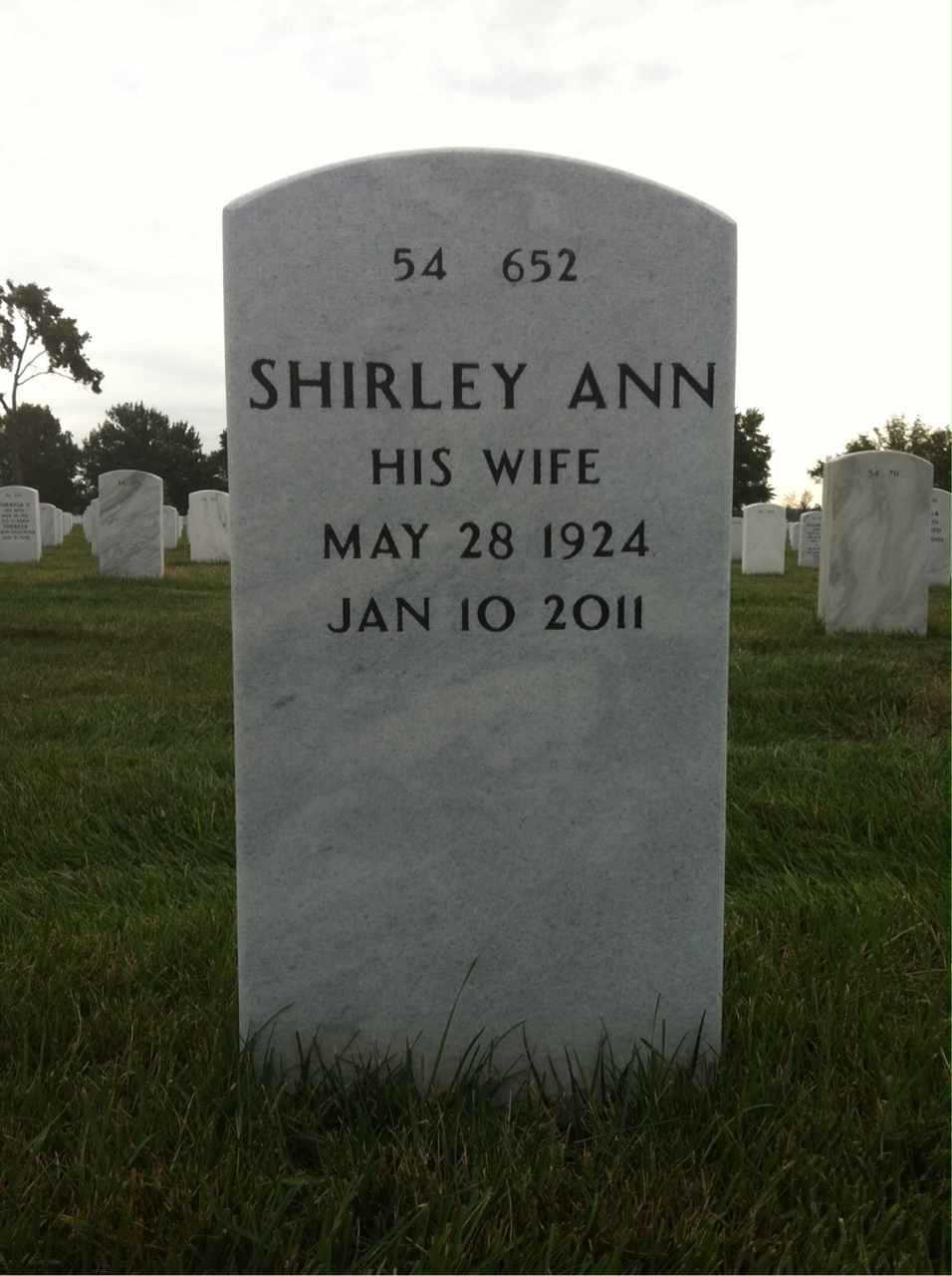 Back of headstone — Joseph Kobylas