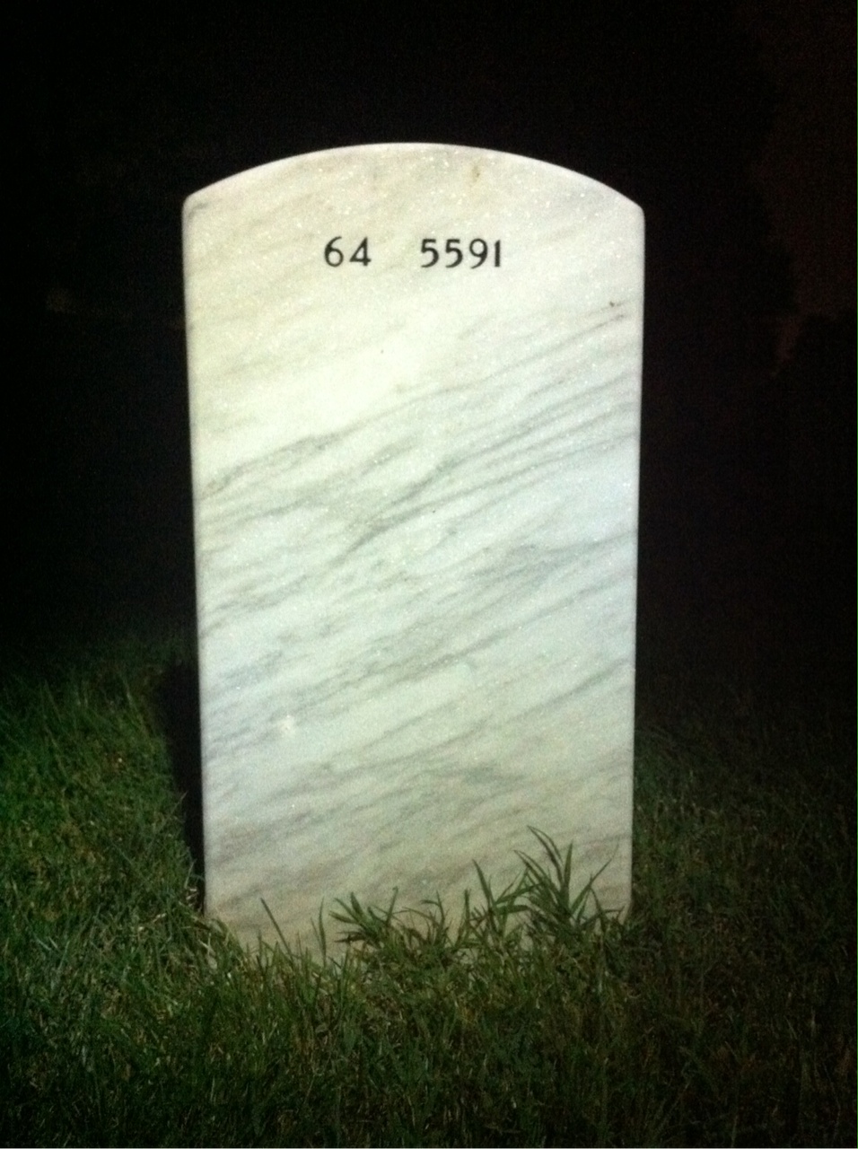 Back of headstone — Richard Schubert