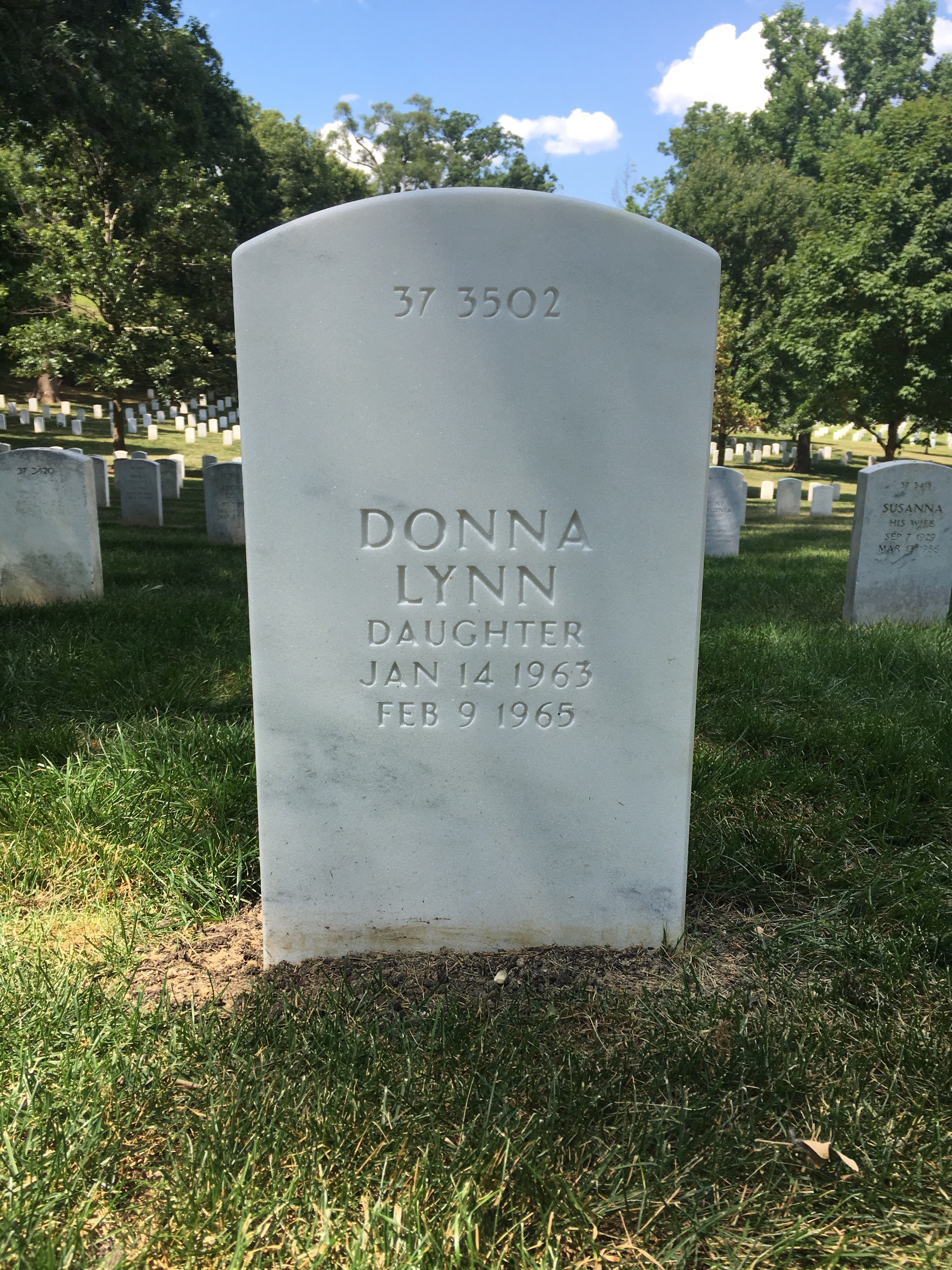 Back of headstone — Benjamin Cox