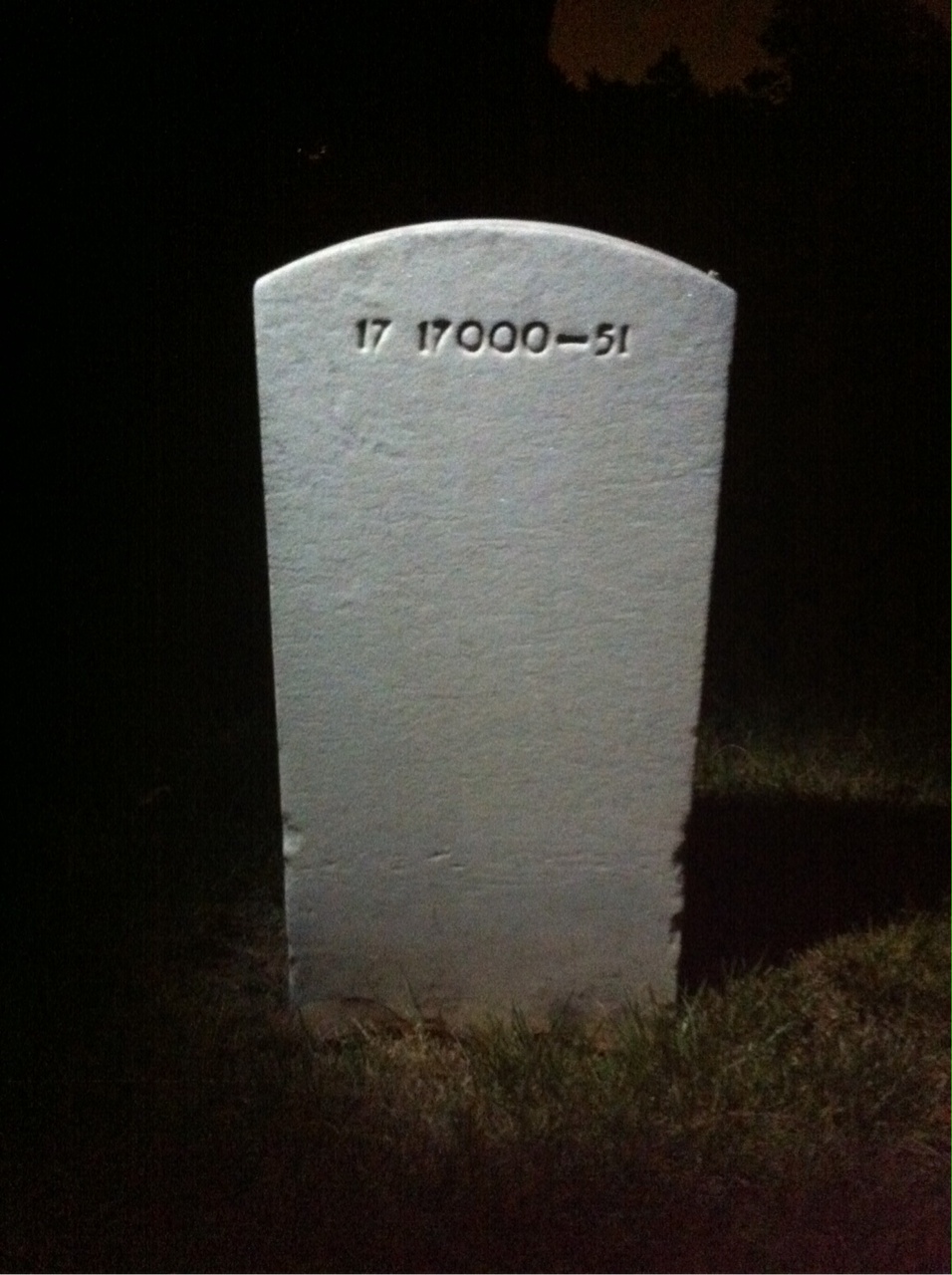 Back of headstone — Wayne Monroe
