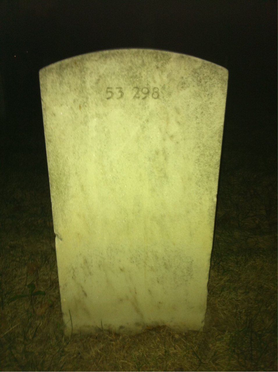 Back of headstone — Anthony Edward Kupka