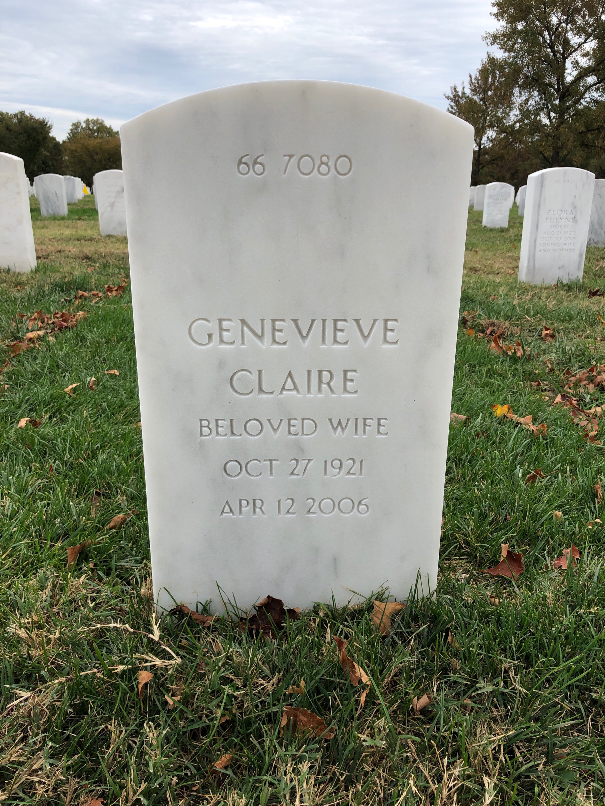 Back of headstone — Edward Martin