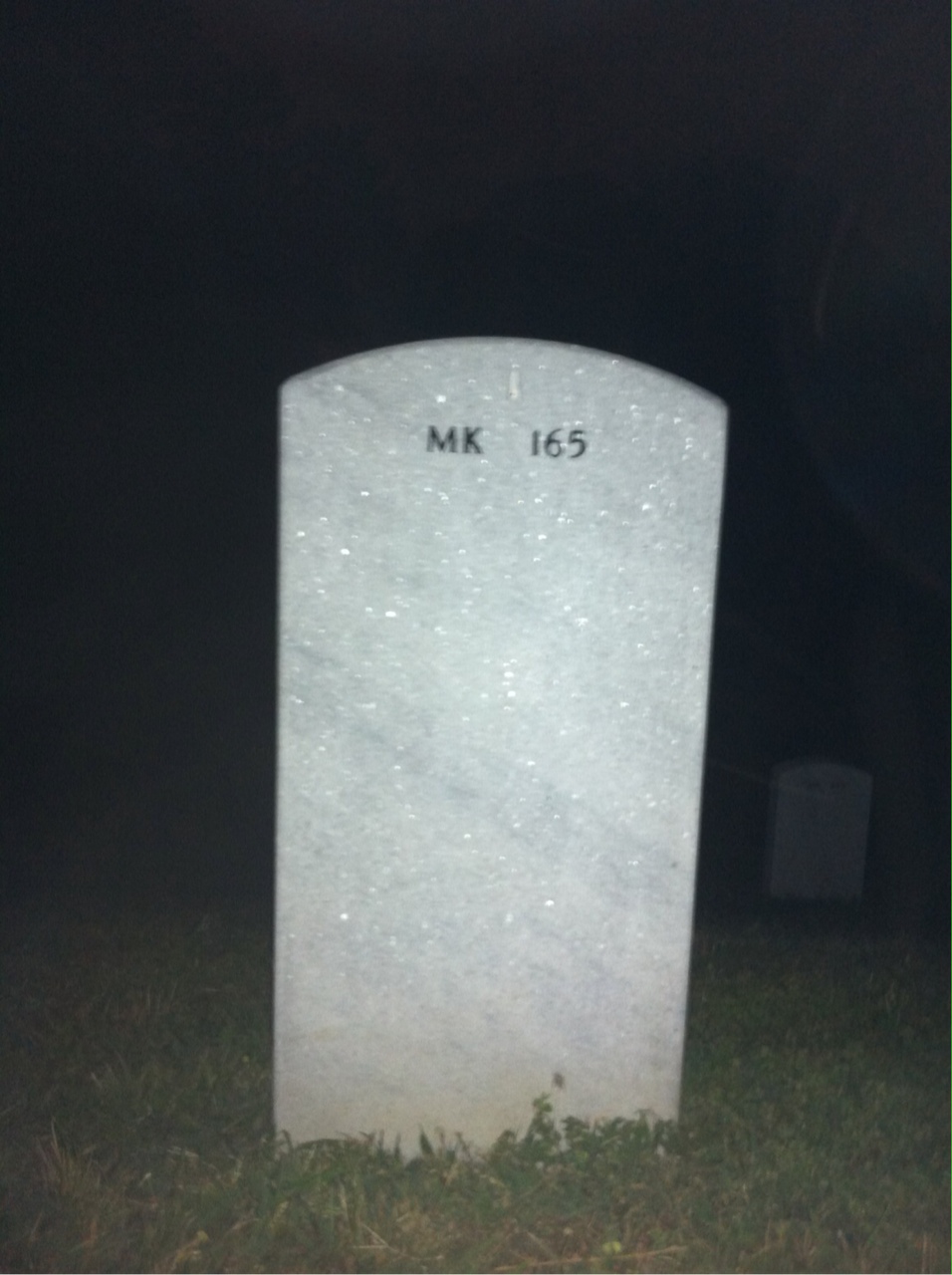 Back of headstone — Jerry Zimmer