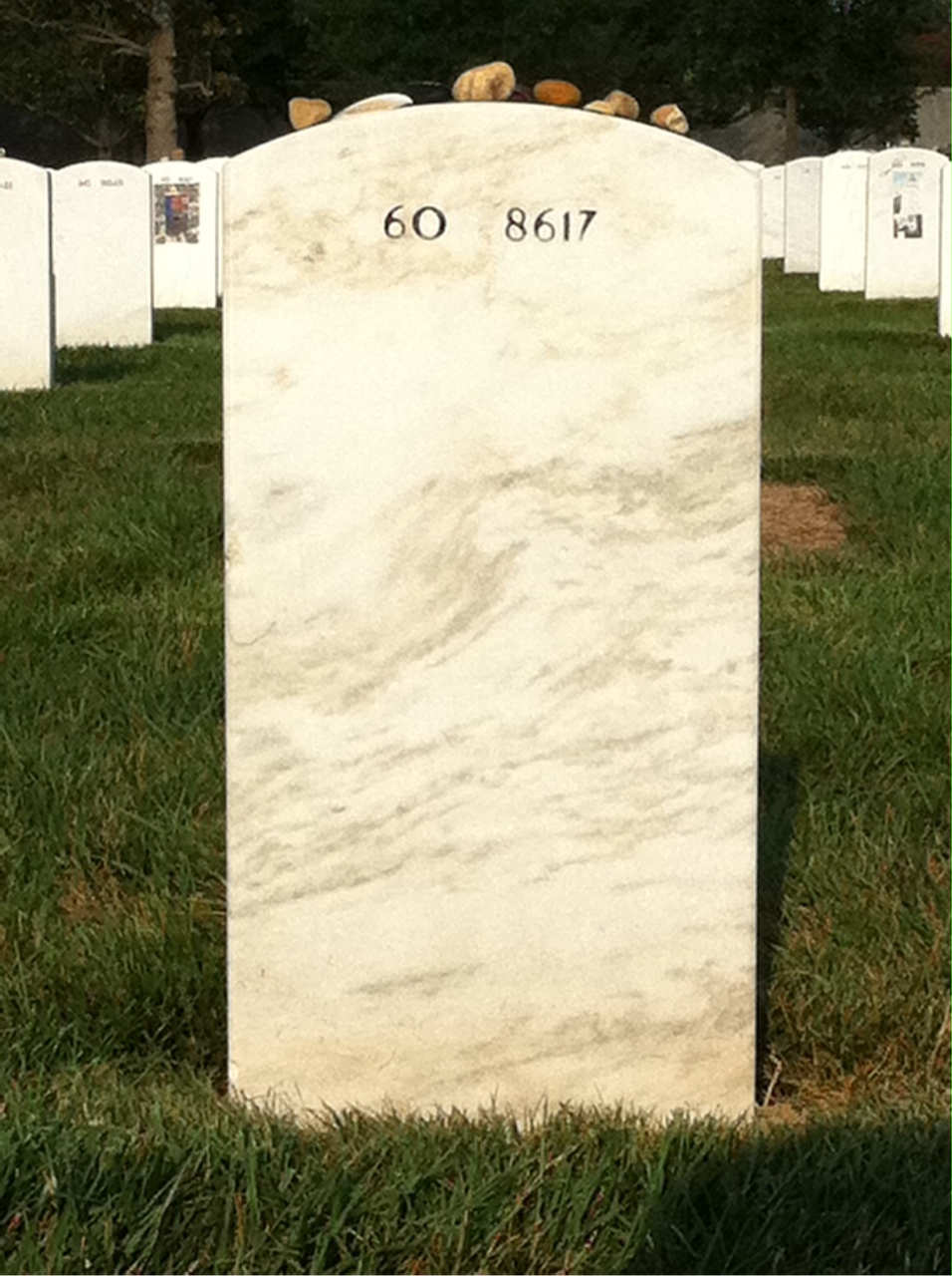 Back of headstone — Jonathan Grassbaugh