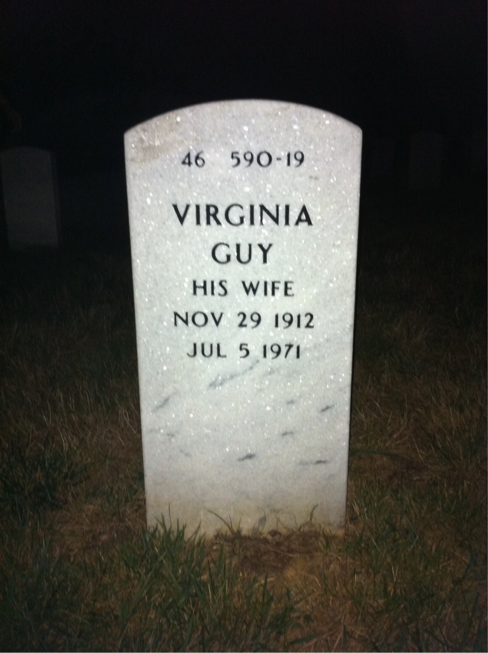 Back of headstone — Oscar Stiegler