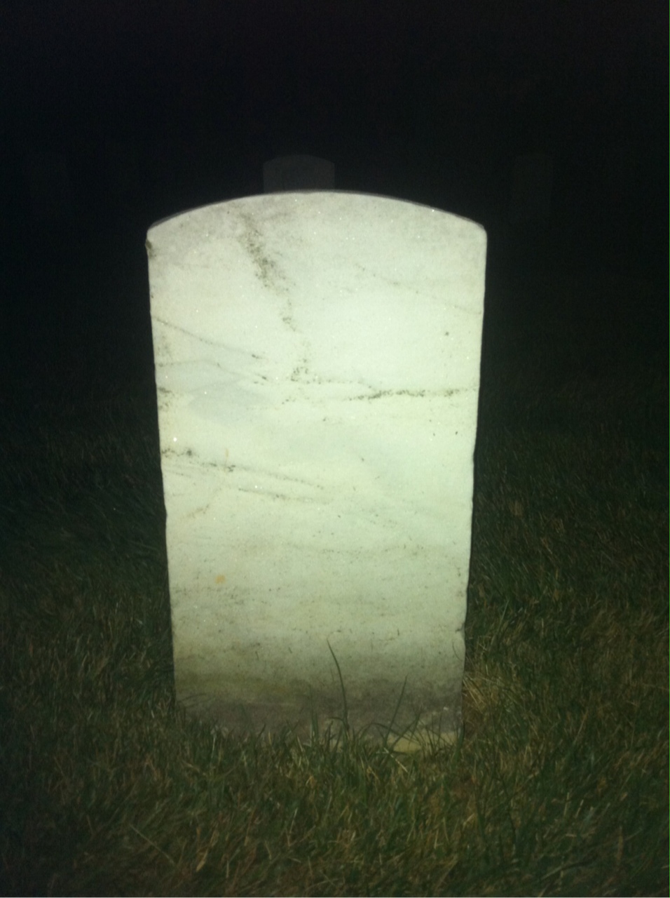 Back of headstone — Constantine Myer