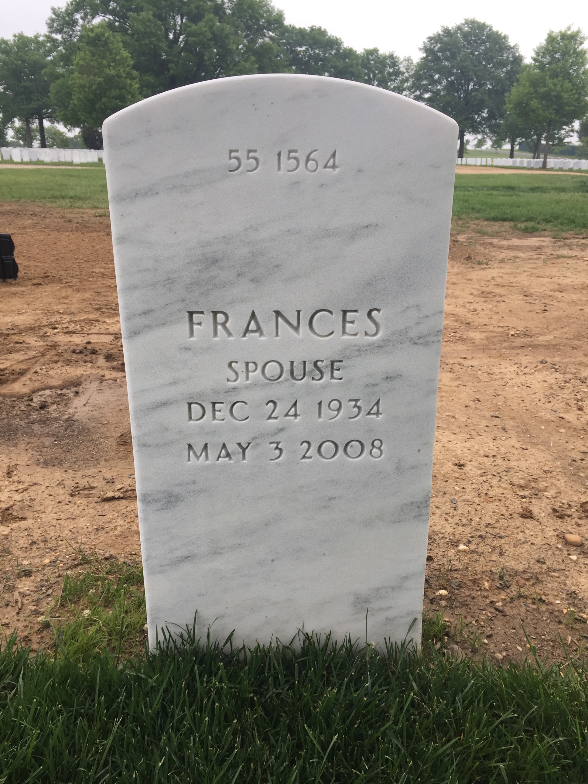 Back of headstone — Antonio Sanchez