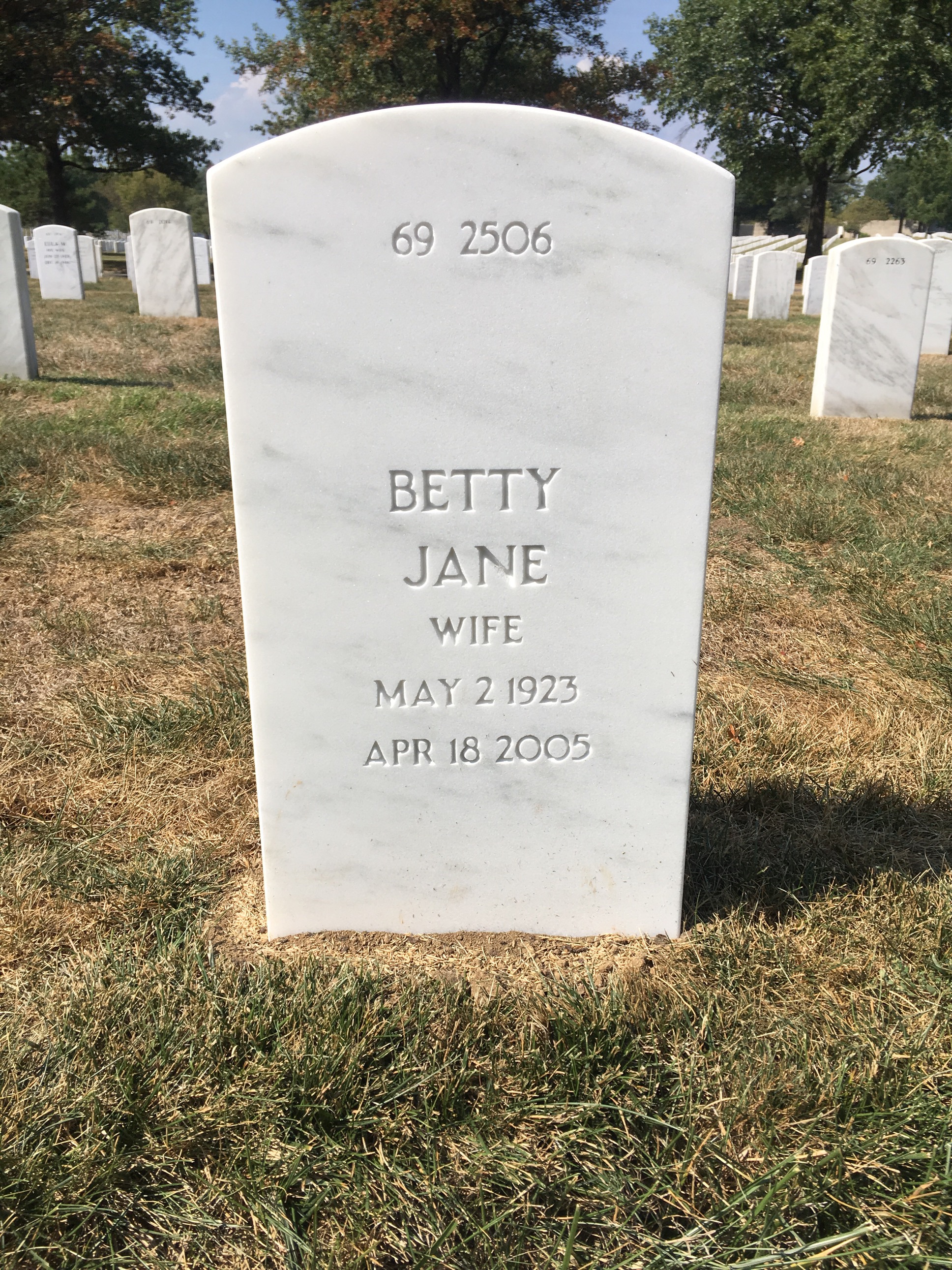 Back of headstone — John Henley